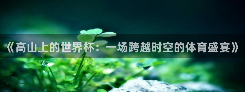 世界杯赛程表2026：《高山上的世界杯：一场跨越时空的体育盛宴》
