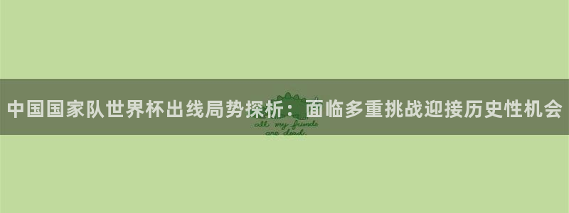 2026世界杯：中国国家队世界杯出线局势探析：面临多重挑战迎接历史性机会