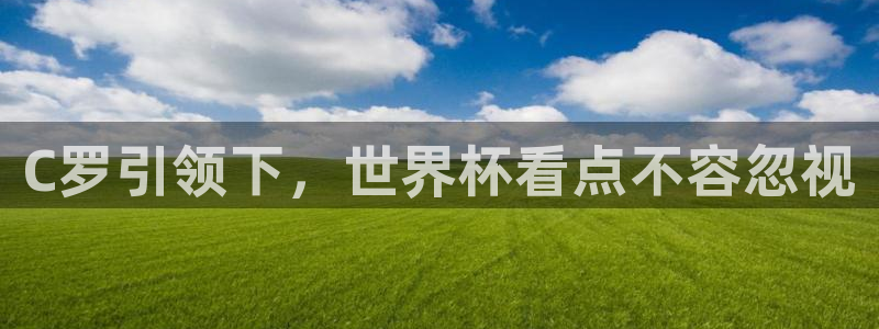 2026世界杯买球：C罗引领下，世界杯看点不容忽视